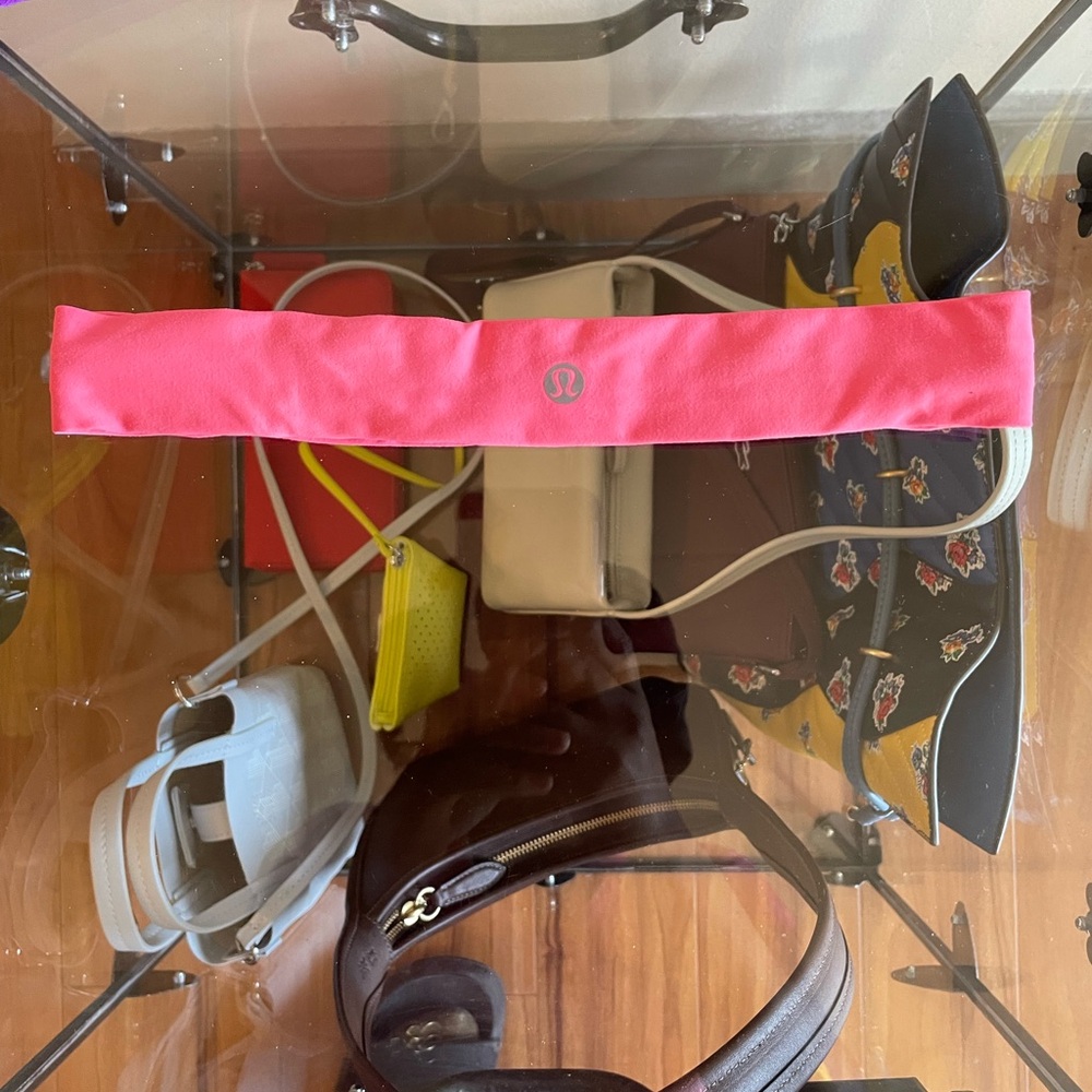 Lululemon Athletica Vibrant Pink Hairband